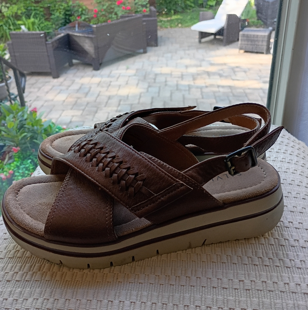 Salvia Women's Aidan In Cuoio Pebble Nappa LeatherBrand.size38/7.5.new Confition - Picture 2 of 11